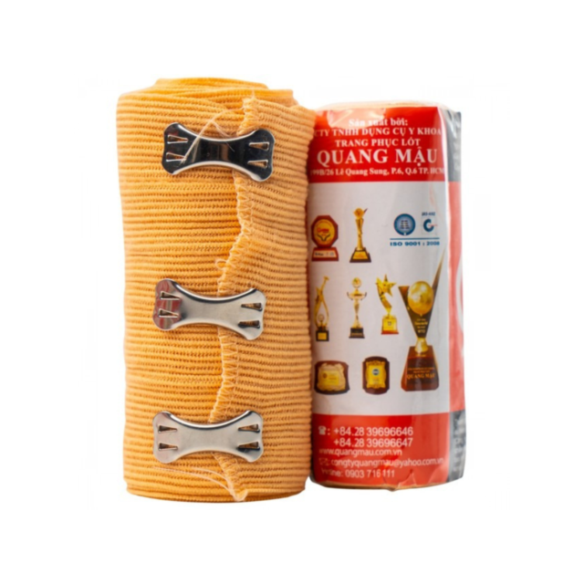 Băng thun 3 móc Quang Mậu dùng để băng nén ép cầm máu, cố định khớp