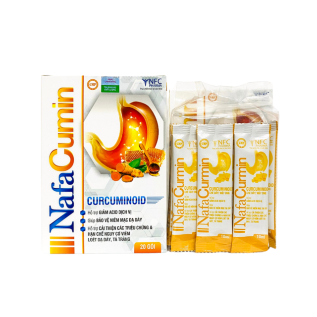 Hỗn dịch dạ dày NafaCumin hỗ trợ giảm acid dịch vị, bảo vệ niêm mạc dạ dày