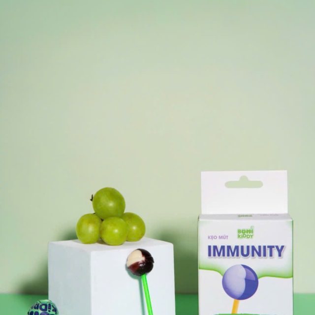 Kẹo Mút Bổ Sung Kẽm Immunity BumiKiddy 20 mg ZinC: Hỗ Trợ Tăng Cường Sức Đề Kháng, Hệ Miễn Dịch