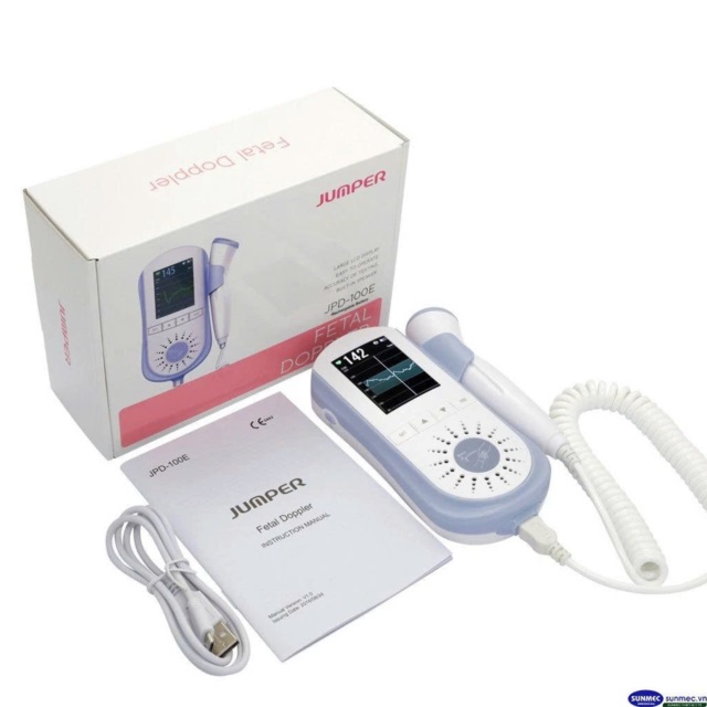 Máy Nghe Tim Thai Tại Nhà JUMPER JPD-100E - Máy Đo Tim Thai Cá Nhân