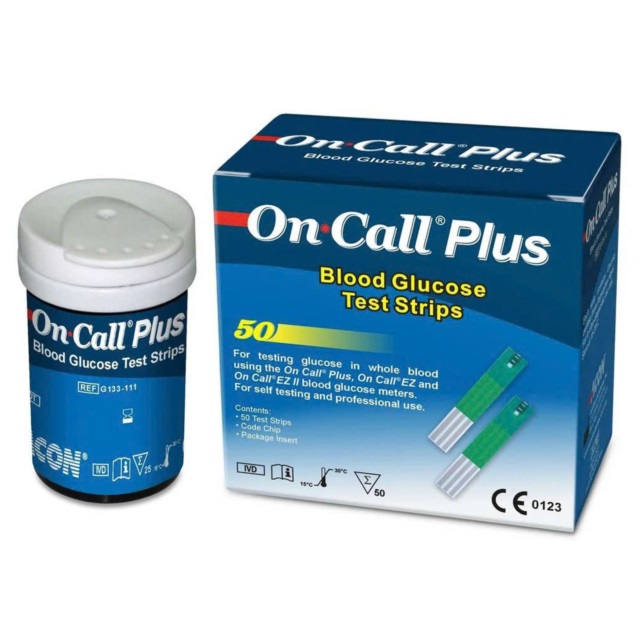 Que thử đường huyết On Call Plus (Hộp 50 que)