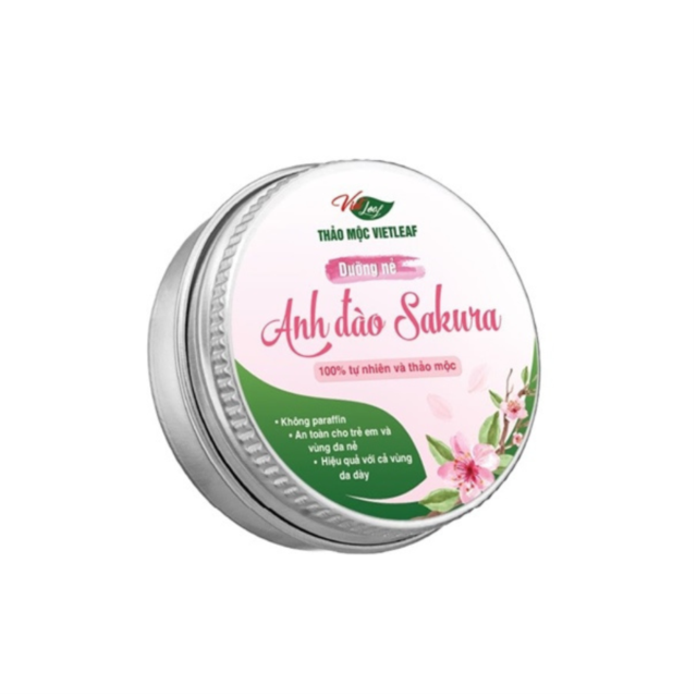 Dưỡng nẻ Anh đào Sakura Vietleaf (Hũ 10g)