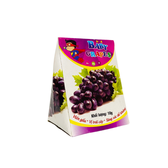 Kẹo dẻo Tam giác hình thú vị trái cây (Hộp 10g)