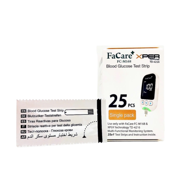 Que thử đường huyết FaCare FC-M168 (Hộp 25 que)