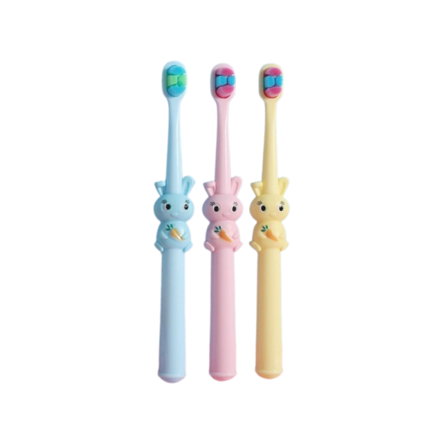 Bàn chải trẻ em lông mềm hình thỏ Kichi